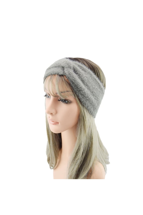 Headband Furry Warmth Keeping Polyester 3Pcs 8.3 Inches In Length