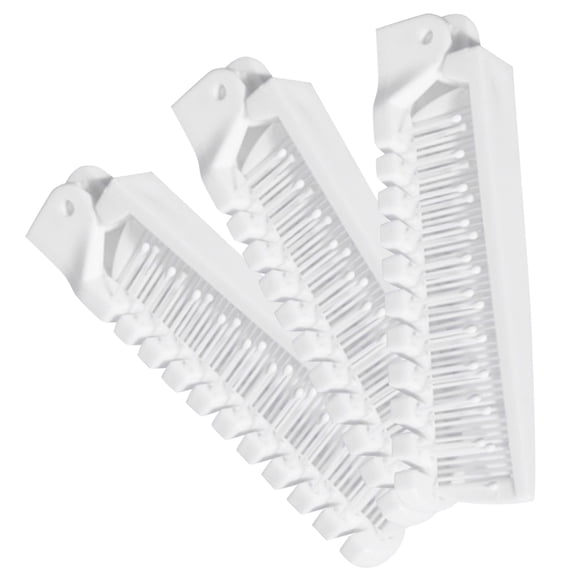 DINHEAROM 3Pcs Folding Hair Brush Portable For Hair Extensions and Wigs 12.0x0.9x0.6in