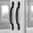 thumbnail image 1 of DINHEAROM 4Pcs Arc Shaped Kitchen Drawer Handles Durable Smooth Surface 6.29X0.59X0.67In, 1 of 7