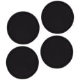 thumbnail image 1 of DINHEAROM 4Pcs Coasters for Families Heat Insulation and Black PVC Round, 1 of 8