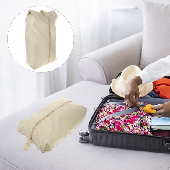 DINHEAROM 4Pcs Travel Luggage Supplies Luggage Organizer Rectangular Waterproof For Men And Women