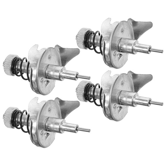 DINHEAROM Plated Silver Metal Thread Guide for Sewing Machine Easy to Use and Wear-Resistant 4Pcs