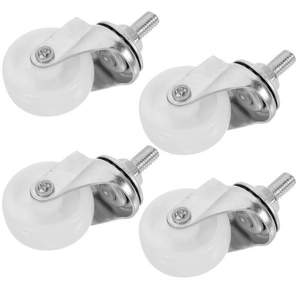 DINHEAROM 5Set Trolley Caster Wheel with Swivel Design Easy Installation 7x4cm