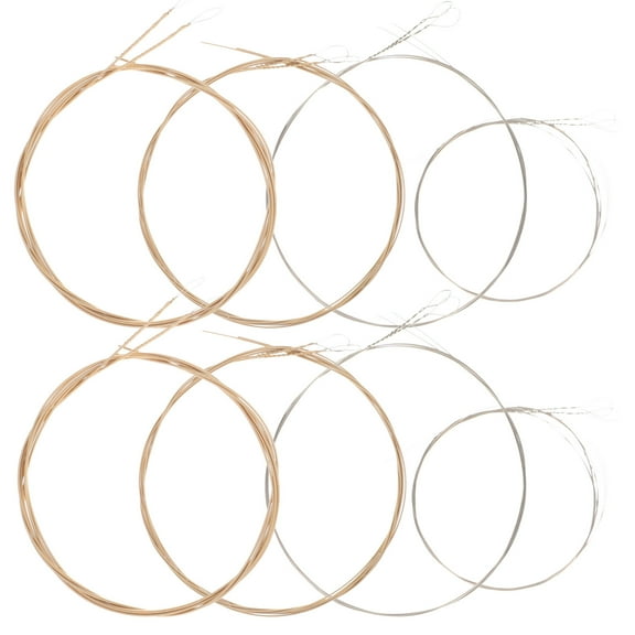 DINHEAROM 8 Strings Crisp Sound Mandolin Strings for Mandolin Accessories 1 Set