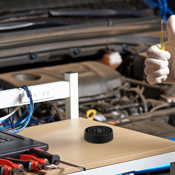 DINHEAROM Automotive Headlight Cover 1Pack Waterproof Dustproof Sleek Design for Everyday Use 9.5X9.5X2.5in