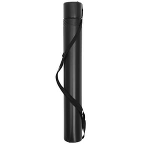 DINHEAROM Black Cylindrical Poster Tube for Safe Storage and Transport of Posters, Artwork, and Documents - 1 Piece