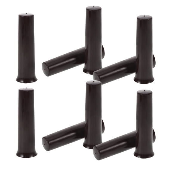 DINHEAROM Black Umbrella Tip Caps, Durable Plastic, Versatile and Compatible, 10Pcs