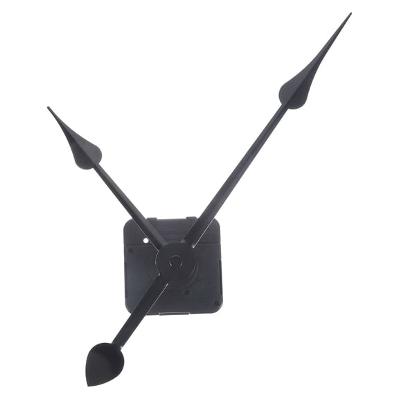 DINHEAROM Black Clock Movement Parts Set for Clock Repair and Replacement Projects, Accurate and