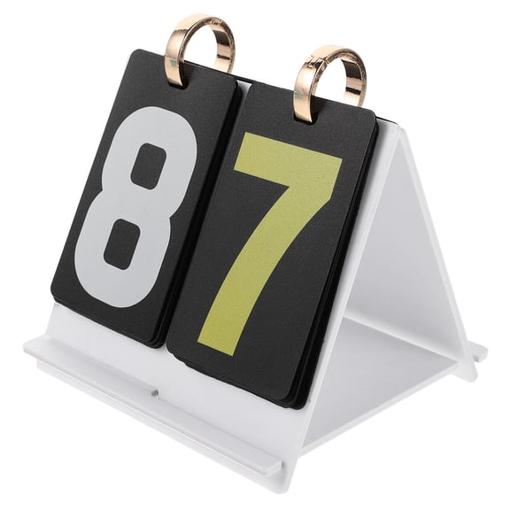 DINHEAROM Compact Tabletop Score Keeper for Soccer Volleyball Basketball and Card Games