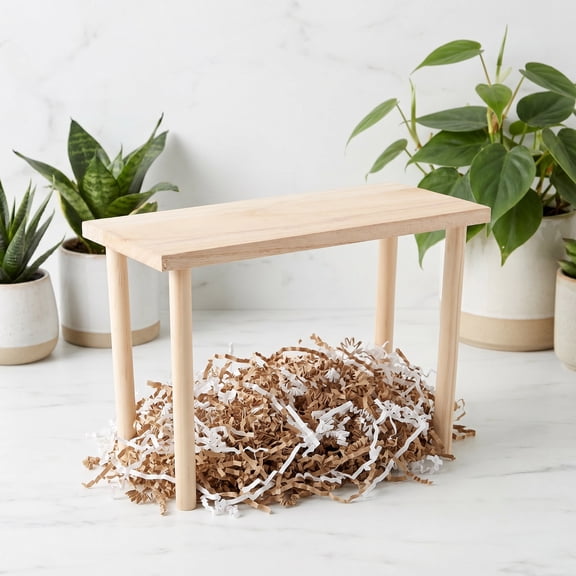 DINHEAROM Wooden Hamster Platform for Small Pets, Second Level Rest Area, Cage Shelf Accessory for Gerbil, Mouse, Dwarf Hamster