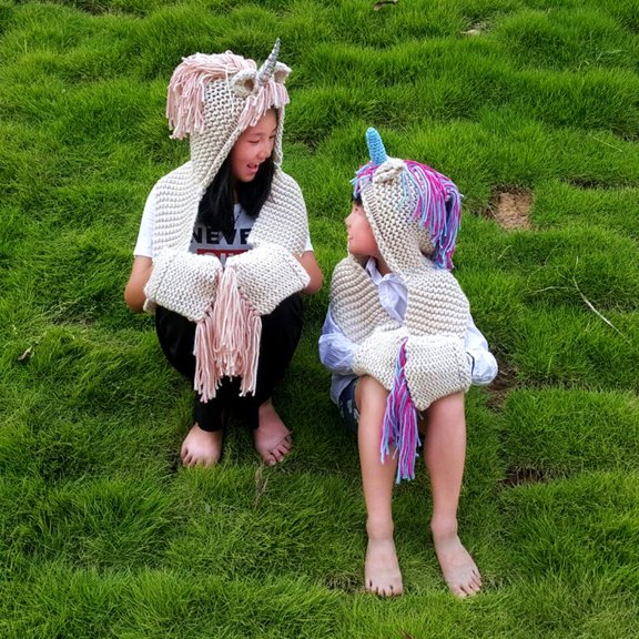 DINHEAROM Child Beanie Unicorn Hat Warmth 1Pack