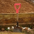 thumbnail image 1 of DINHEAROM Outdoor Work 3Pcs Red Plastic D-shaped Handle for Spade Replacement, 1 of 8