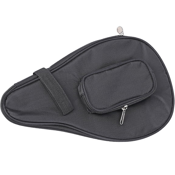 DINHEAROM Lightweight Black Table Tennis Racket Organizing Bag with Protective Design