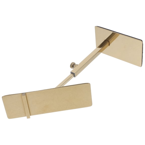 DINHEAROM Versatile Plated Stainless Steel Shoe Riser Display Stand 140x50mm