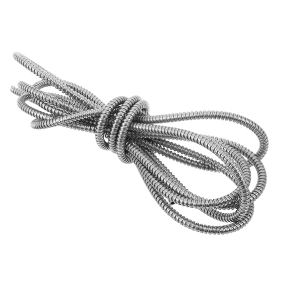 DINHEAROM Polished Steel Flexible Wire Conduit for Workshop Cable Protection and Sensor Lines