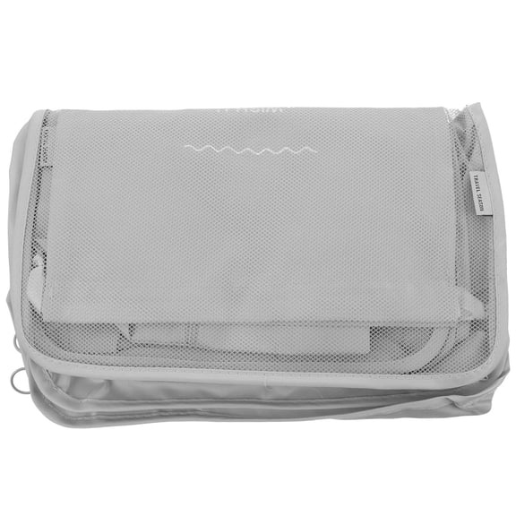 DINHEAROM Travel Packing Cubes 7Pcs Set Clothes Bags Oxford Cloth Handles for Hiking Camping Vacation 12.2x8.7x3.1in