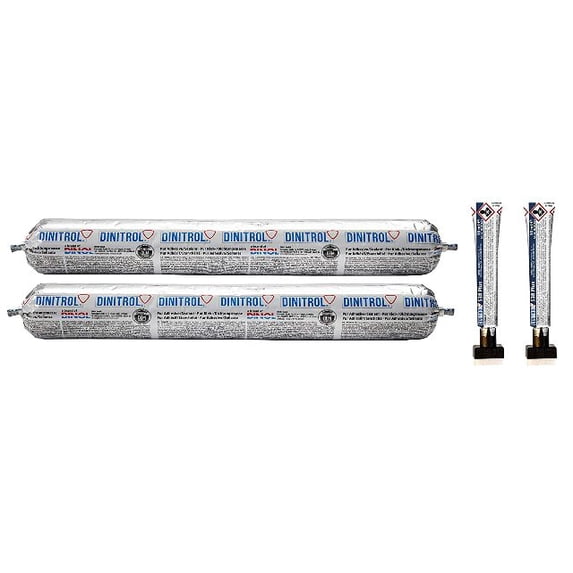 DINITROL D-9000 Automotive Urethane 600ml 2 Foil-Wrap + 538 Plus (2) 10ml Primer Stick