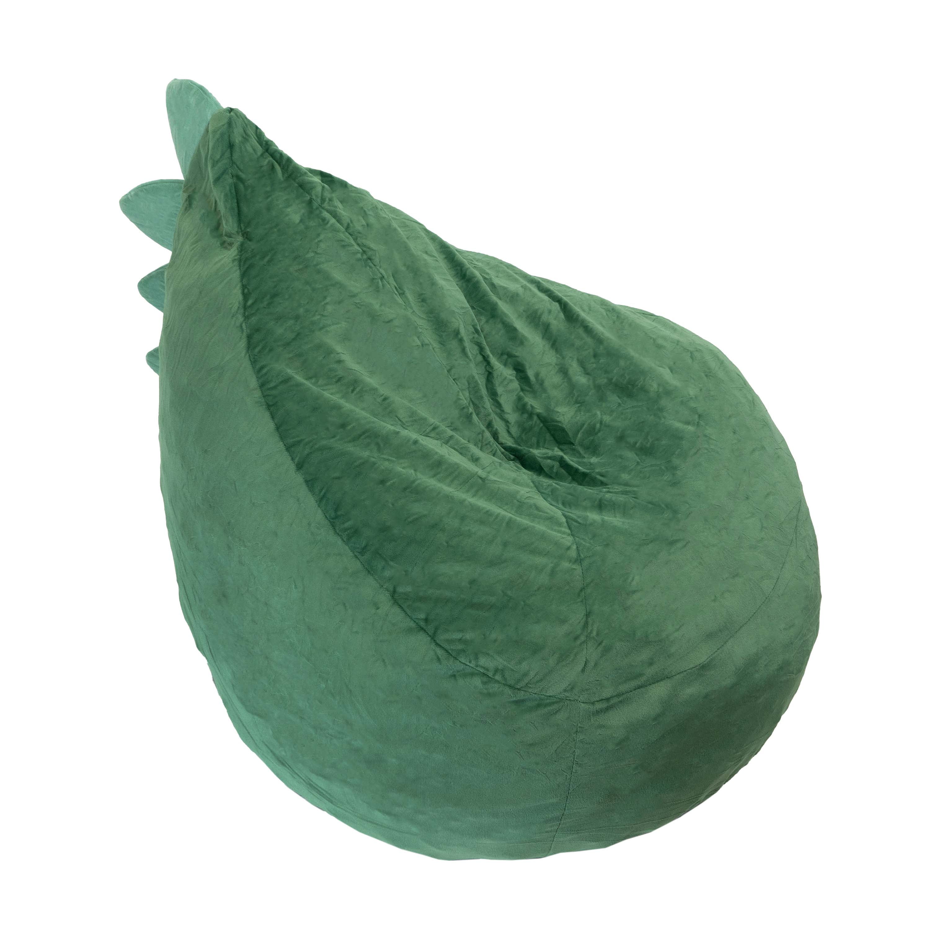 Mainstays Kids' Compressed Foam Chair – Green Dino Edition