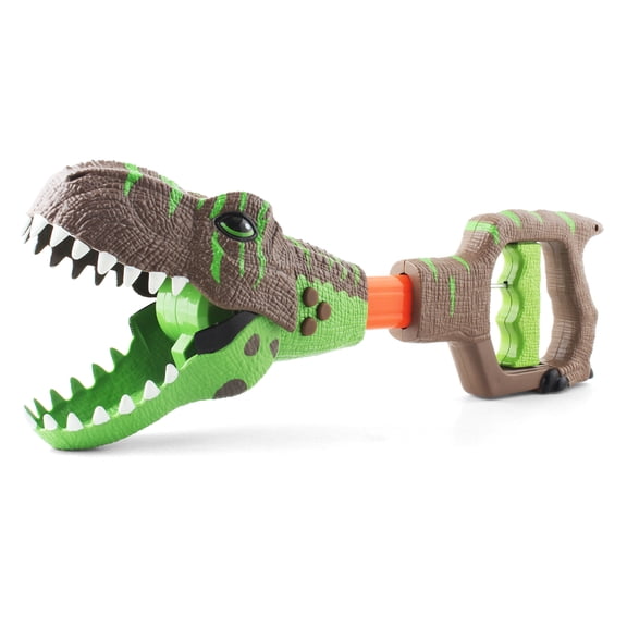 DINOBROS Dinosaur Chomper Toys  for Kids Age 5 and up with 3 Roar Sounds and Light Jurassic Dinosaurs Grabber Claw T-Rex Snapper Fun Robot Hand Pincher Dino Game