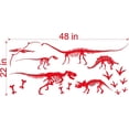 thumbnail image 1 of DINOSAUR BONES VINYL WALL DECAL (YOU CHOOSE SIZE AND COLOR!), 1 of 2