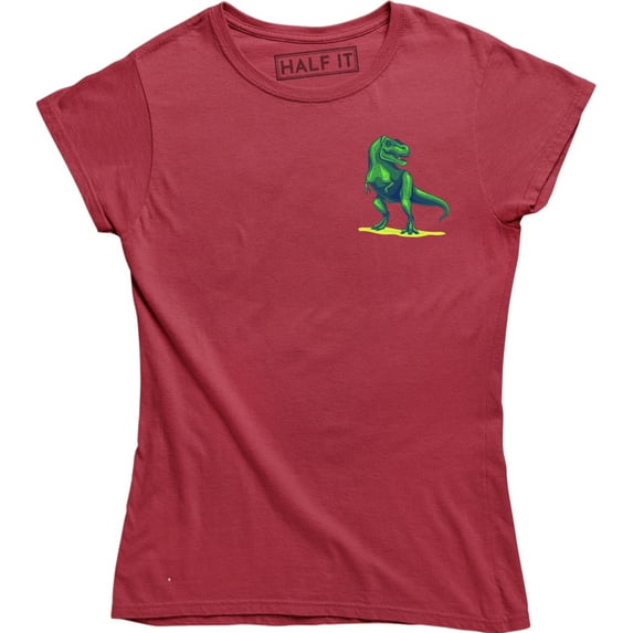 DINOSAUR POCKET t vegan dino Jurassic KAWAII Festival Cute Party T-Shirt