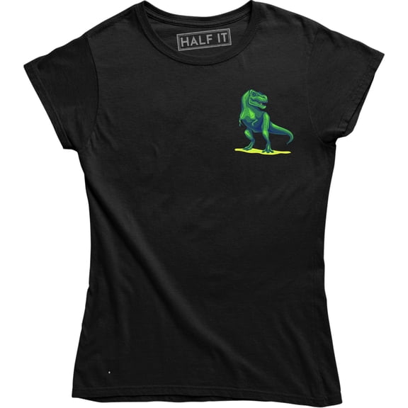 DINOSAUR POCKET t vegan dino Jurassic KAWAII Festival Cute Party T-Shirt