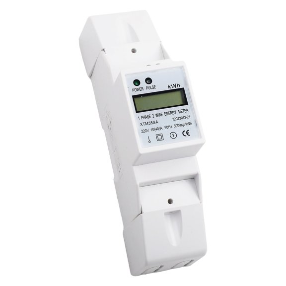 DINRail Electric Energy Meter, Single Phase 2Wire Energy Meter, Suitable For Rated Frequency 50Hz AC Electricity