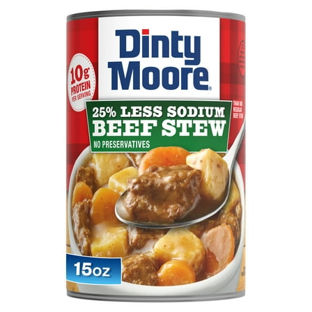 DINTY MOORE Beef Stew 25% Less Sodium 15oz Can