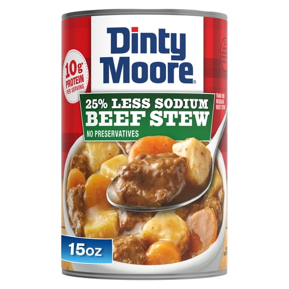 DINTY MOORE Beef Stew 25% Less Sodium 15oz Can