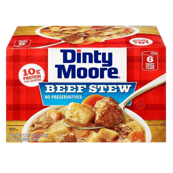 DINTY MOORE Beef Stew, Hearty with Real Beef, Potatoes, Carrots