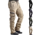 thumbnail image 1 of DIOAZUD Carpenter Pants for Men Straight Leg Multi Pockets Cargo Pants Loose Fit Comfy Trousers Construction Work Pants for Men, 1 of 7