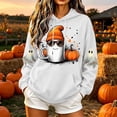 thumbnail image 1 of DIOAZUD Halloween Sweatshirts for Women Plus Size Ghost Graphic Pullover Hoodies Vintage Loose Fit Long Sleeve Sweater Tops Halloween Clothes, 1 of 5
