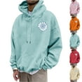 thumbnail image 1 of DIOAZUD Mens Hoodies Pullover Casaul Long Sleeve Drawstring Hooded Sweatshirt Workout Active Sweatshirts with Kangaroo Pocket, 1 of 5