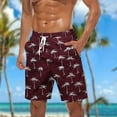 thumbnail image 1 of DIOAZUD Mens Swim Trunks Quick Dry Swim Shorts Hawaiian Palm Tree Print Summer Beach Shorts Big and Tall Elastic Waist Bathing Suit Swimwear with Pockets, 1 of 5