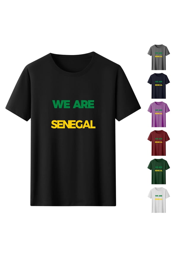 Soccer Cup 2026 Shirt Women Jerseys Soccer Graphic Shirts Senegal National Team T-Shirts Short Sleevel Fan Apparel