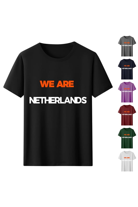 Women Soccer Cup 2026 Shirt USA Football Match Season Jersey Game Day T-Shirts Netherlands Graphic Short Sleeve Shirts