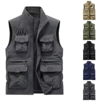 DIOAZUD Women's Fishing Vest Summer Outdoor Work Safari Cargo Vest with Multi Pockets Lightweight Casual Hiking Vests