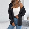 thumbnail image 1 of DIOAZUD Women's Open Front Pointelle Cardigan Sweaters Lightweight Hollow Out Knit Fall Casual Cardigans, 1 of 5
