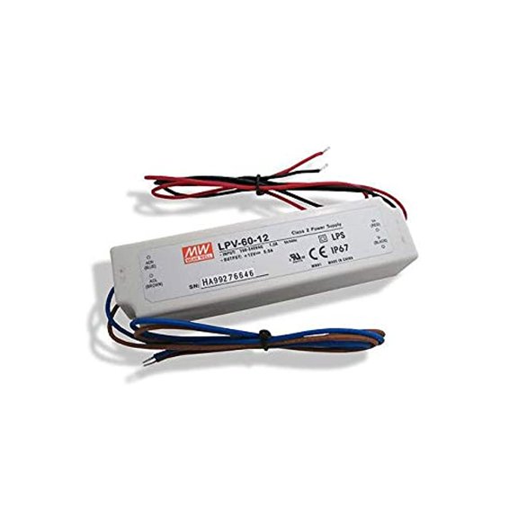 DIOLED DI-0906 12V HARD-WIRED CONSTANT VOLTAGE LED DRIVER 60W