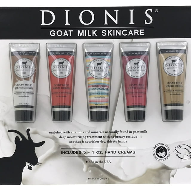 DIONIS Goat Milk Lotion Hand Cream, Hydrating Moisturizer, 1 Ounce