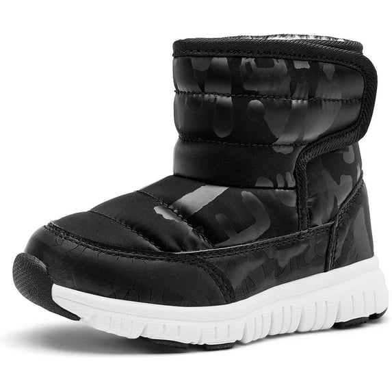 DIOXADOP Boys Girls Toddler Snow Boots Waterproof Slip Resistant Outdoor Winter Shoes(Toddler/Little Kids/Big Kids)