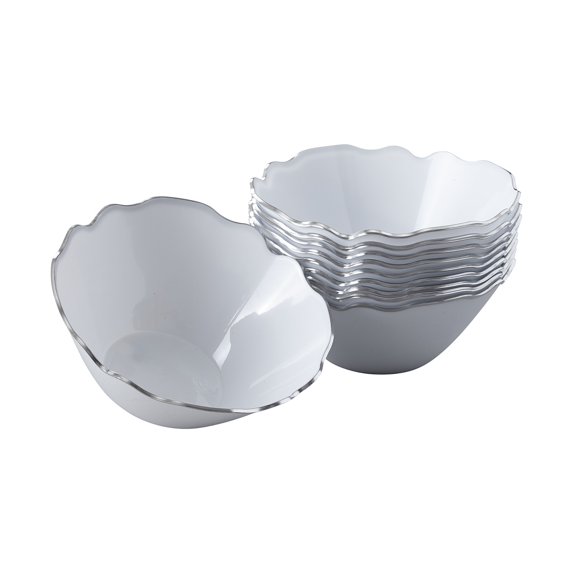 DIP AND SAUCE BOWL | White | Baroque Collection | 10 PC - 5”