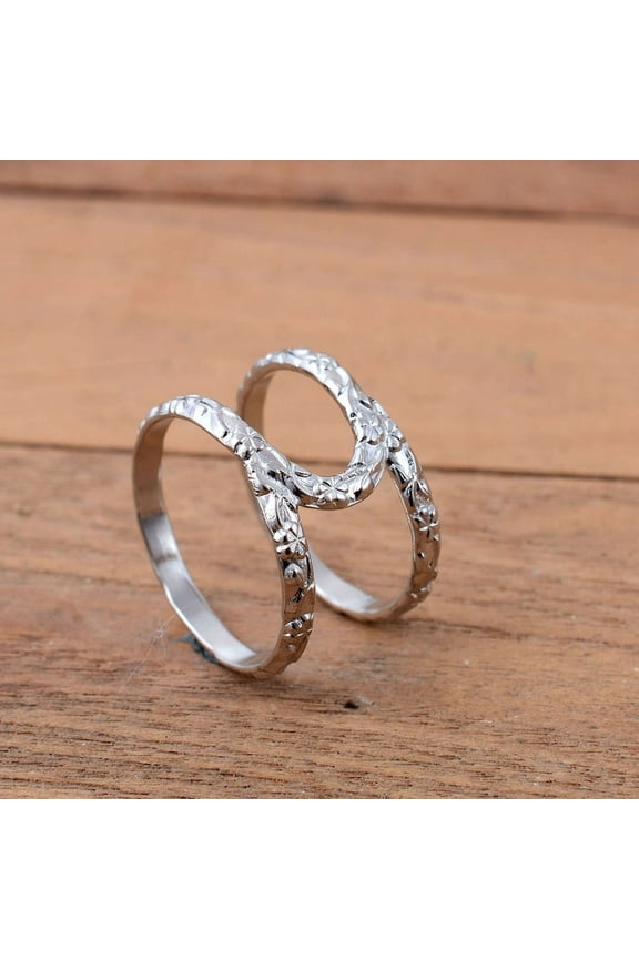 DIP Joint Splint Ring – Adjustable 925 Sterling Silver Swan Neck Arthritis Ring for EDS & RA