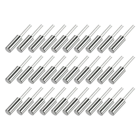 DIP Quartz Crystal Oscillators Resonators 32.768KHz Replacements 2 x 6mm 30Pcs