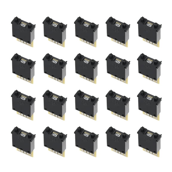 DIP Switch BCD Code Thumb wheel Switch KM2 0-9 Digital Black,20 Pcs