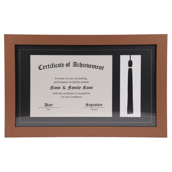 Diploma Frame with Tassel Holder, 11" x 8.5", Graduation by Way To Celebrate
