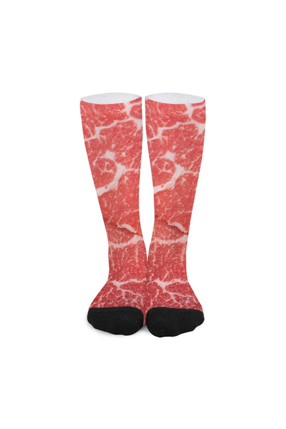 Meat Print Long Socks