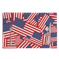 Partiotic Table DIQADILA Usa Flag Pattern Print Placemat - Patriotic Independence Day ...