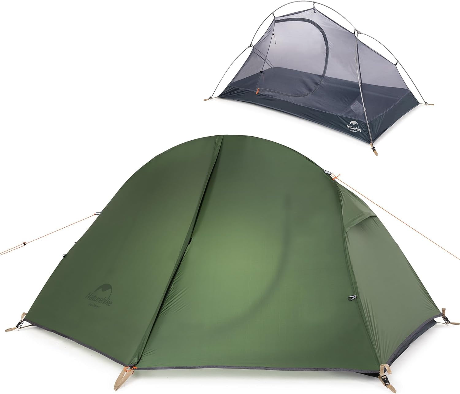 DIQIN Bikepacking 1 Person Tent, Waterproof Easy Set up Free Standing Single Person Tent