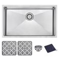 thumbnail image 1 of DIRECTUNIT 30 Inch Undermount Kitchen Sink 18 Gauge Stainless Steel Single Bowl, 1 of 5